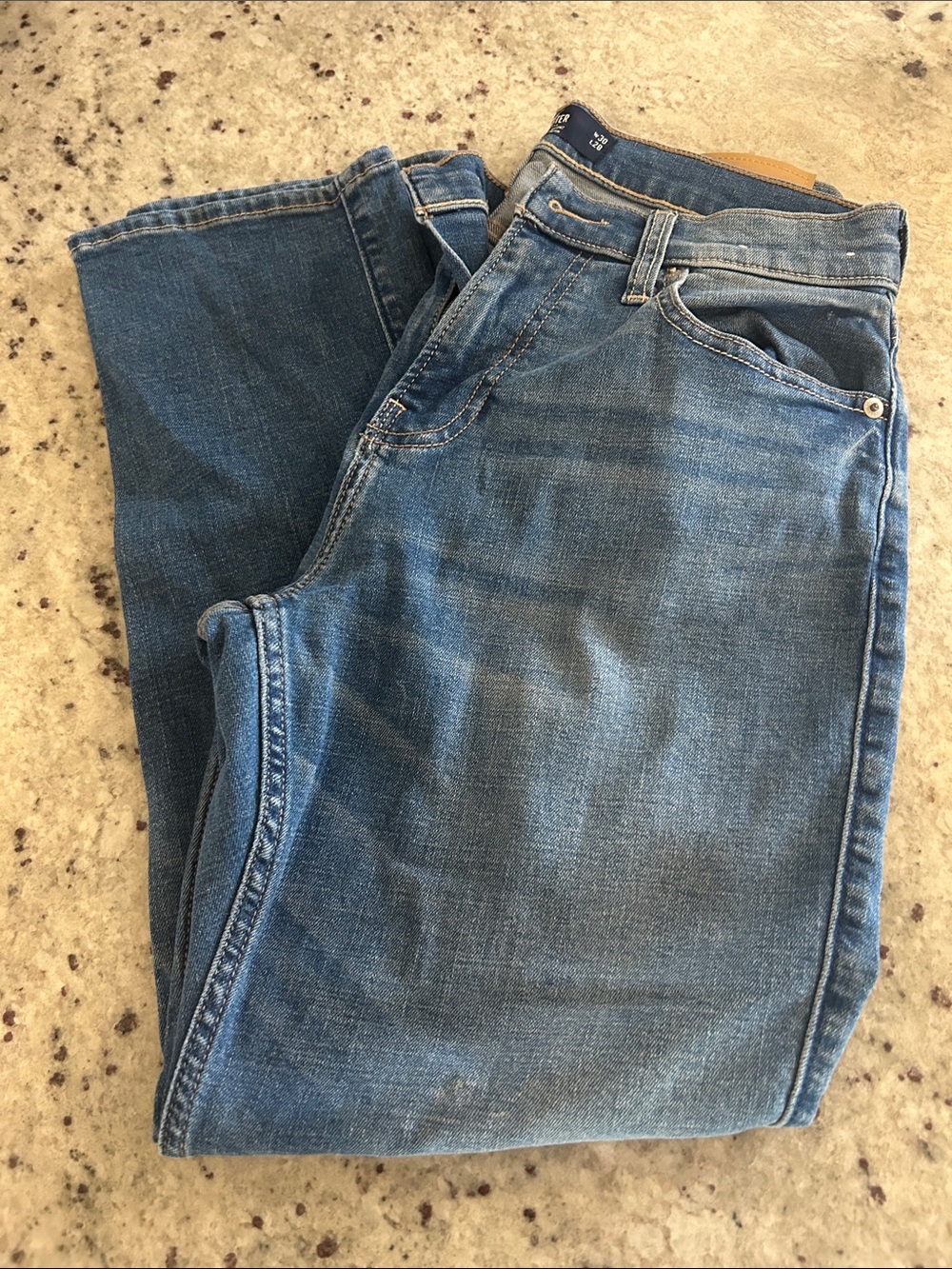 EUC Hollister Men's Medium Blue Straight Jeans